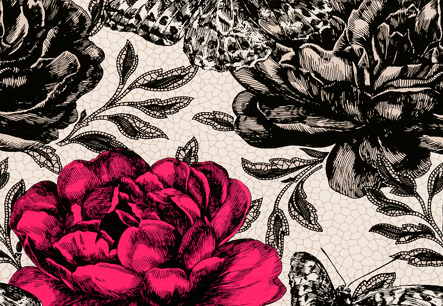 Ткань Clarke & Clarke Floribunda F0473/05