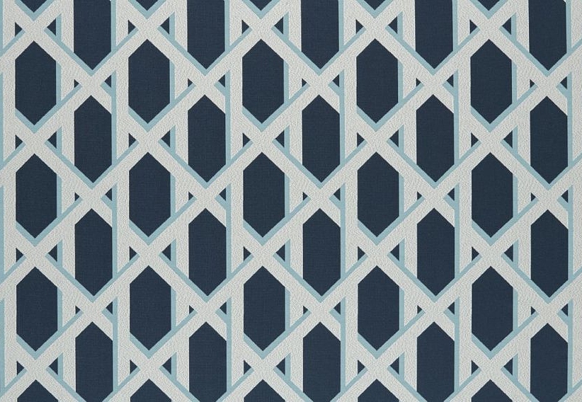 Ткань Ashley Wilde Palm House Lattice/Ink