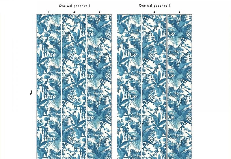 Панно и фотообои House Of Hackney London 2 Pampas/Off White/Cerulean