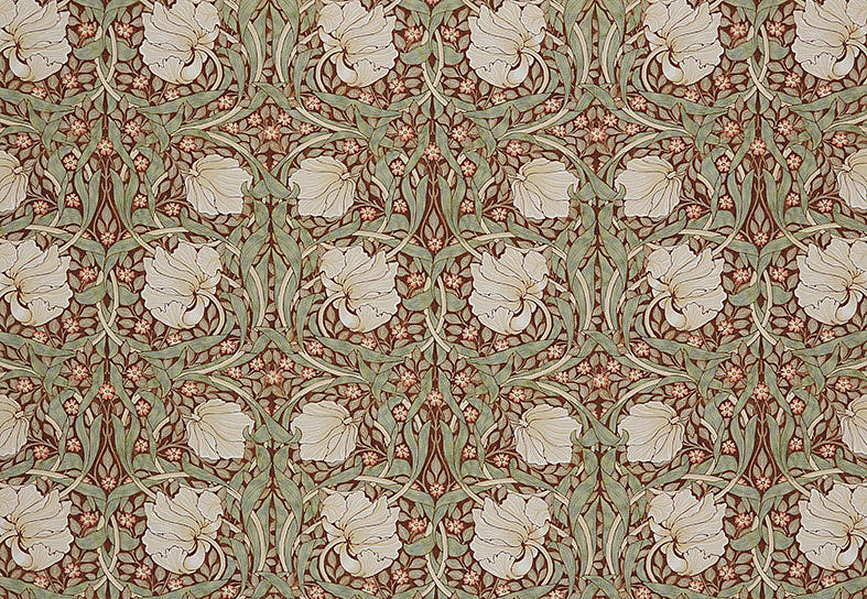 Ткань William Morris At Home Kelmscott Gardens Volume I Pimpernel/Brick