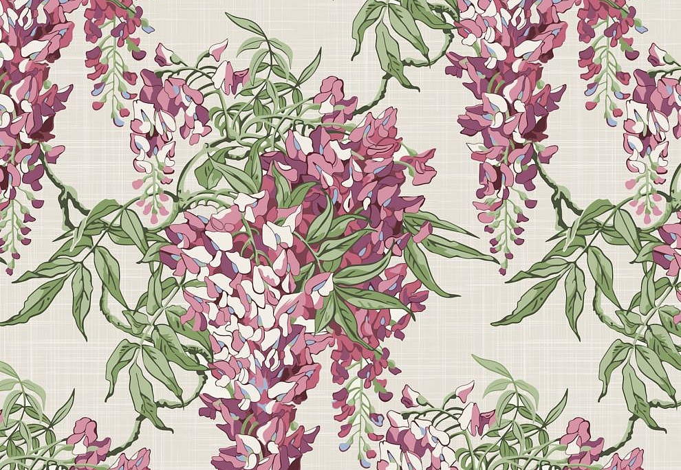 Ткань Серебрянная Студия (Silver Studio) Timeless Botanic D506/01/TW
