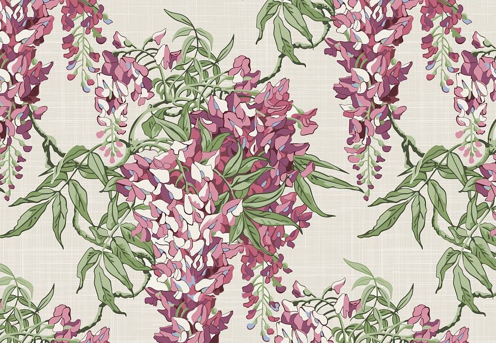 Ткань Серебряная Студия (Silver Studio) Timeless Botanic D506/01/TW