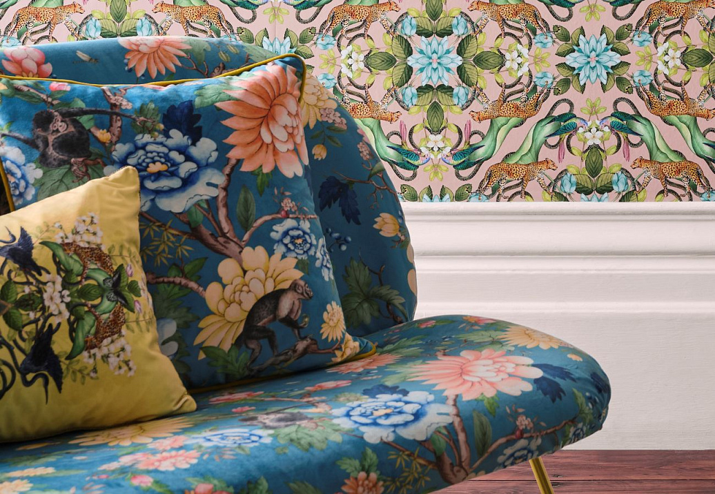 Ткань Clarke & Clarke Botanical Wonders F1589/01