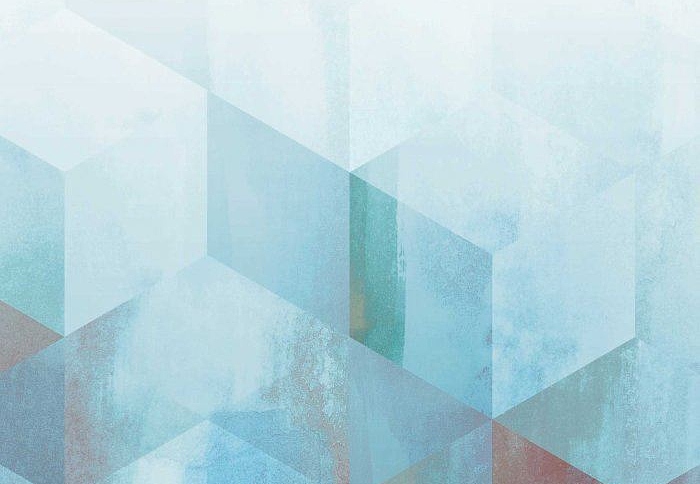 Обои Newmor Premier Watercolour-Geometric/Petrol