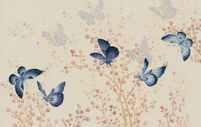 Английские обои Fromental, коллекция Modern Chinois, артикул Fontaine/Flutter