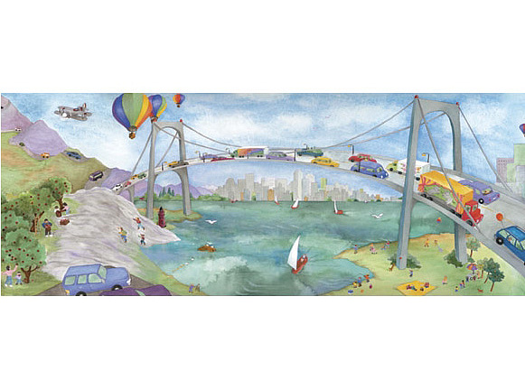 Бордюр 4Walls Kids Portfolio I KP1502MB-18