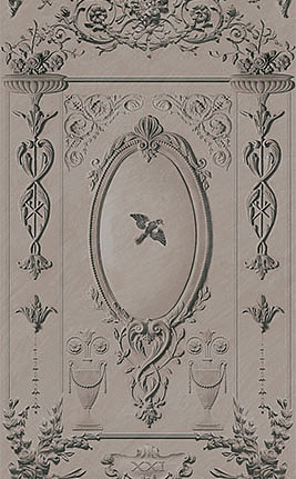 Панно и фотообои Affresco Цветариум Frame 1 Color 2