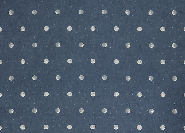 Ткань Andrew Martin The Kit Kemp Over the Moon/Denim