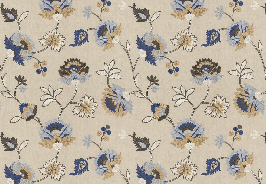 Ткань Soleil Bleu Connaisseur WE7210/050