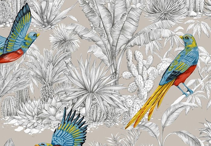 Ткань Thevenon 562 Oiseau De Paradis/Heaven 2176602