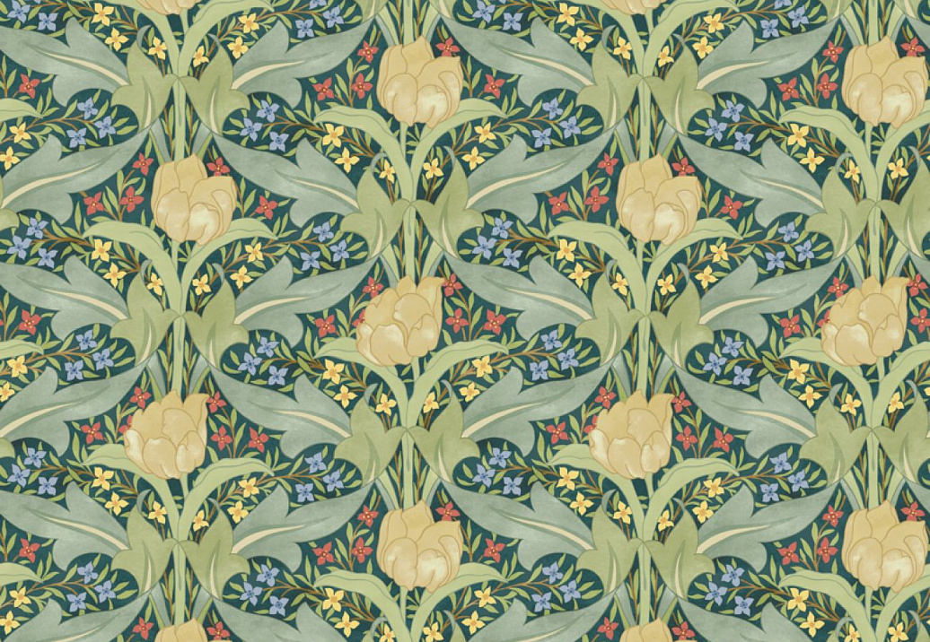 Обои GP & J Baker Original Brantwood Wallpaper BW45104/3
