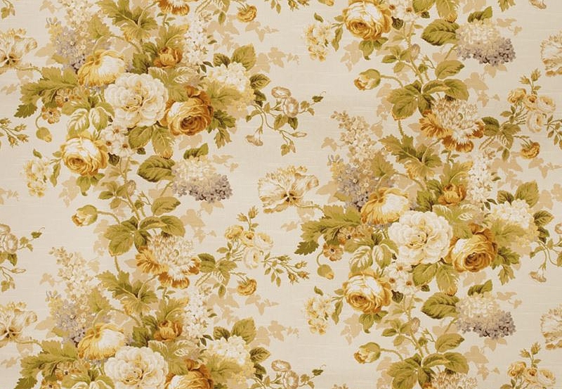 Ткань Fabricut Vignettes Vol.XIII Citrus Lolo floral/Gold