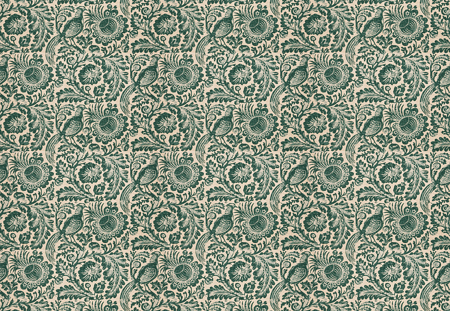 Ткань Fabricut Vignettes Vol.XIII Turquoise Felipe batic/Teal