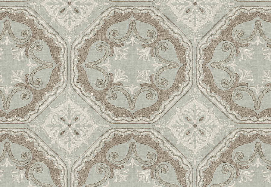 Ткань Fabricut Vignettes Vol.XIV Wintergreen Epicurus/Aqua