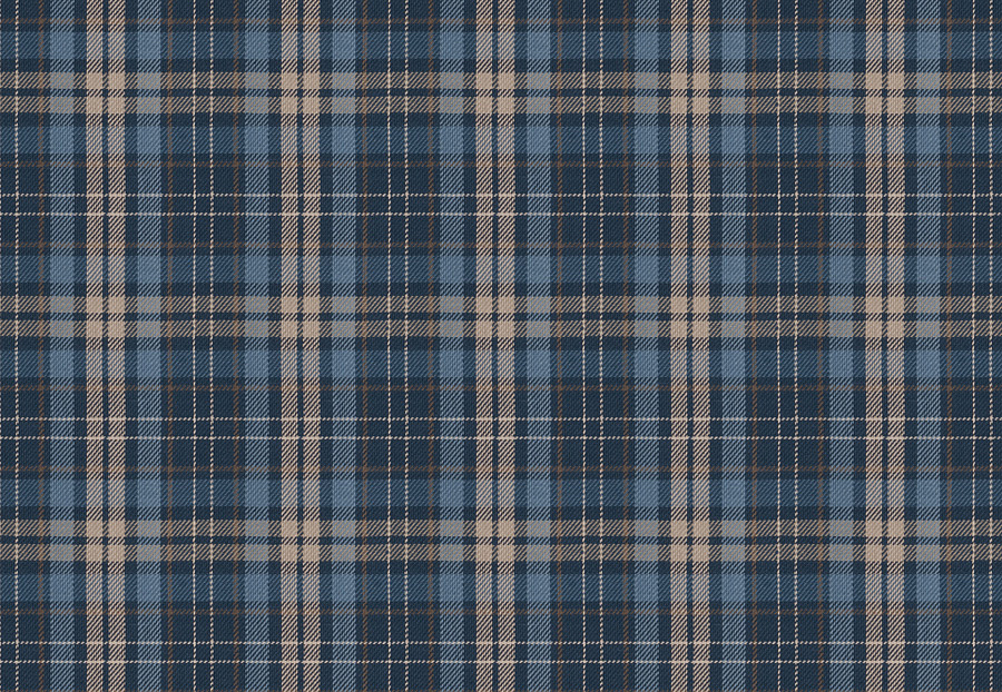 Ткань Fabricut Chromatics Vol.XXIV Navy Check mate/Cobalt