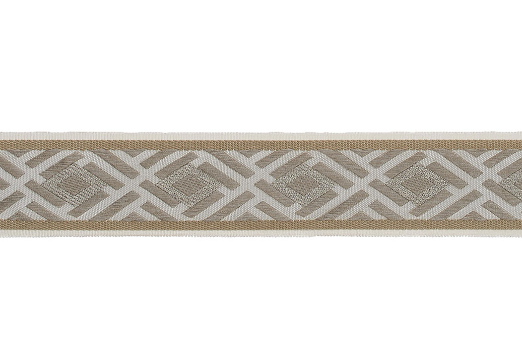 Тесьма Fabricut Mineral Obsession Trimmings Crosshatch/Alloy