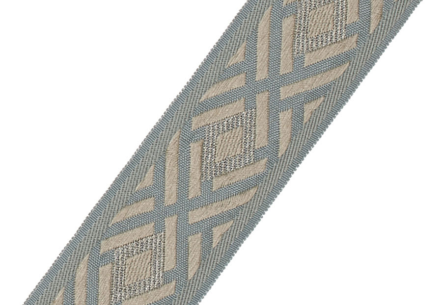 Тесьма Fabricut Mineral Obsession Trimmings Crosshatch/Mineral