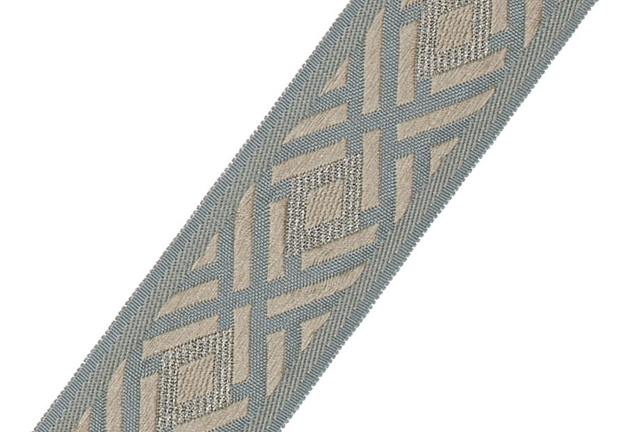 Тесьма Fabricut Mineral Obsession Trimmings Crosshatch/Mineral