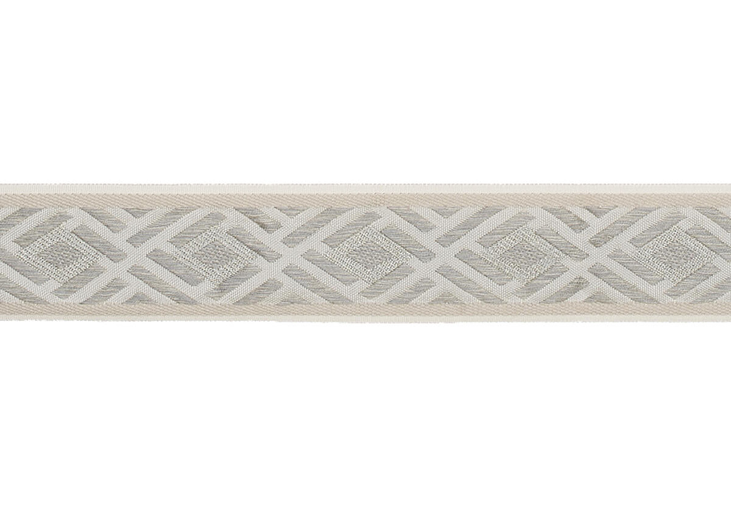 Тесьма Fabricut Mineral Obsession Trimmings Crosshatch/Silverpearl