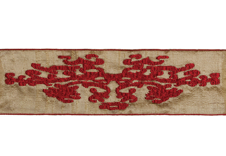 Тесьма Stroheim Charles Faudree Passementerie Trimmings Nuage/Ruby