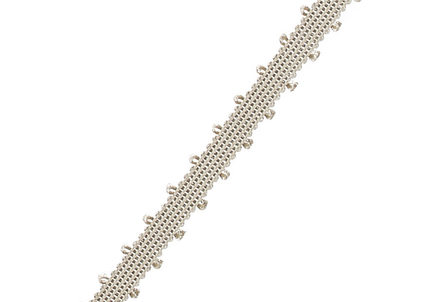 Тесьма Fabricut Mineral Obsession Trimmings Picot/Silverpearl