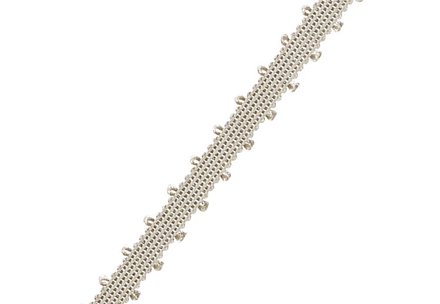 Тесьма Fabricut Mineral Obsession Trimmings Picot/Silverpearl
