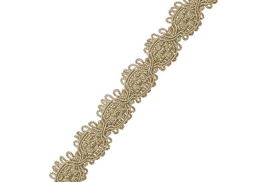 Тесьма Fabricut Mineral Obsession Trimmings Scallop/Spungold