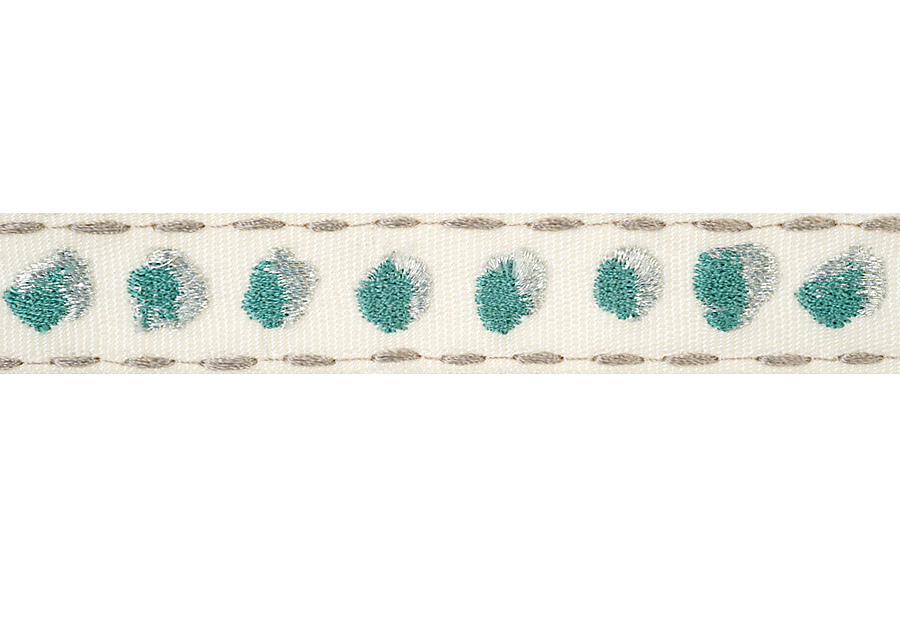 Тесьма Fabricut Isabelle De Borchgrave Trimmings Shadowdot/Rain