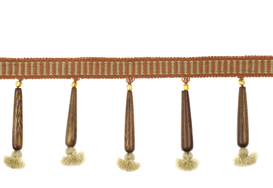 Бахрома Stroheim Bespoke Collection Trimmings Togglewood/Henna