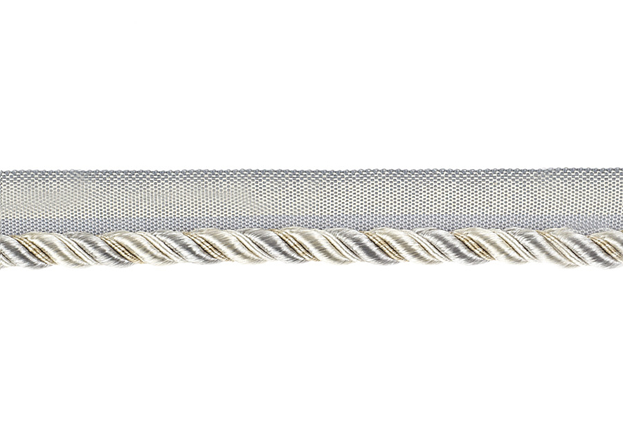Шнур Fabricut Cord Library Trimmings Zeppelin/Brushedsilver