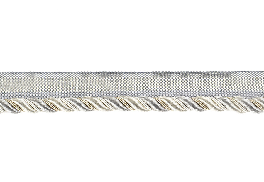 Шнур Fabricut Cord Library Trimmings Zeppelin/Brushedsilver