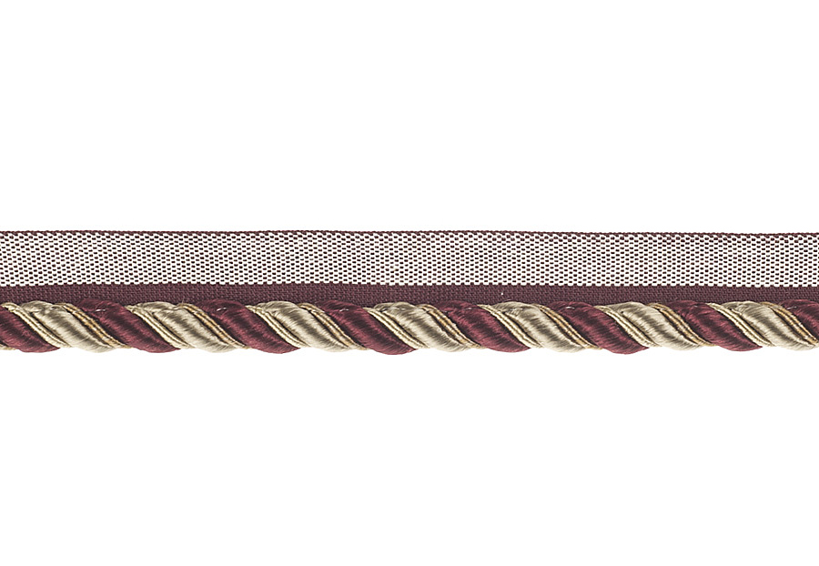 Шнур Fabricut Cord Library Trimmings Zeppelin/Cabernet
