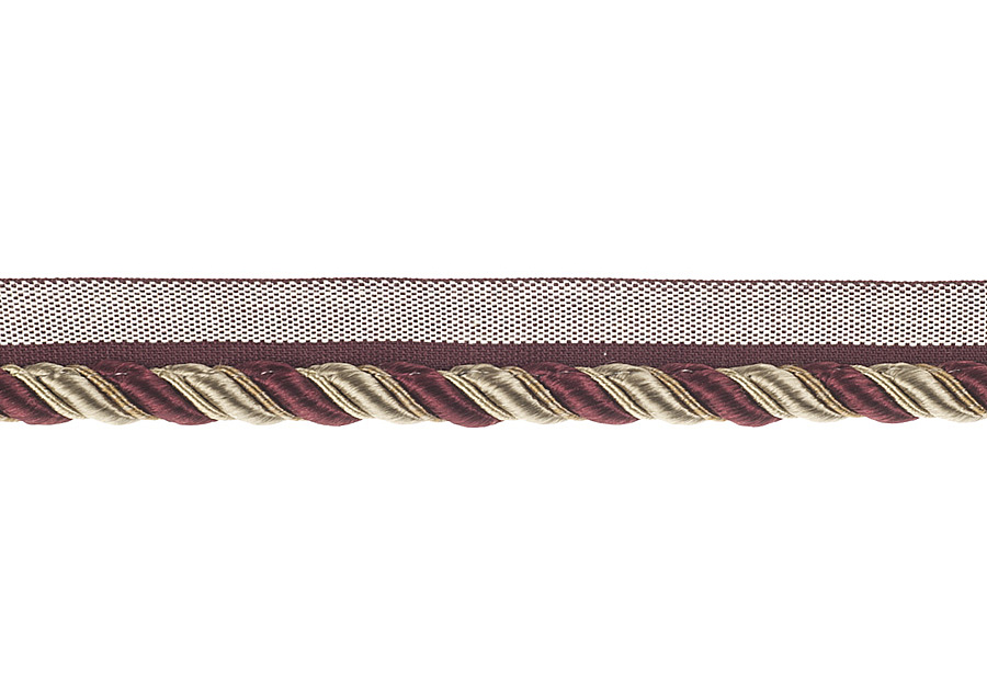 Шнур Fabricut Cord Library Trimmings Zeppelin/Cabernet
