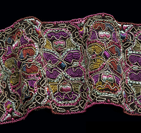 Тесьма Dana Panorama French Lace 1837/Dark Brоwn