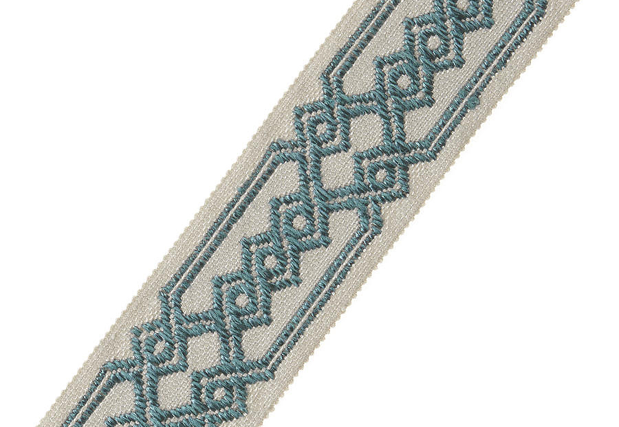 Тесьма Fabricut Cadence Trimmings Geotape/Aegean