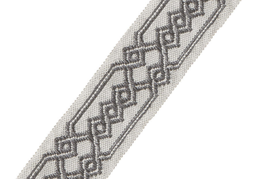 Тесьма Fabricut Cadence Trimmings Geotape/Greyscale