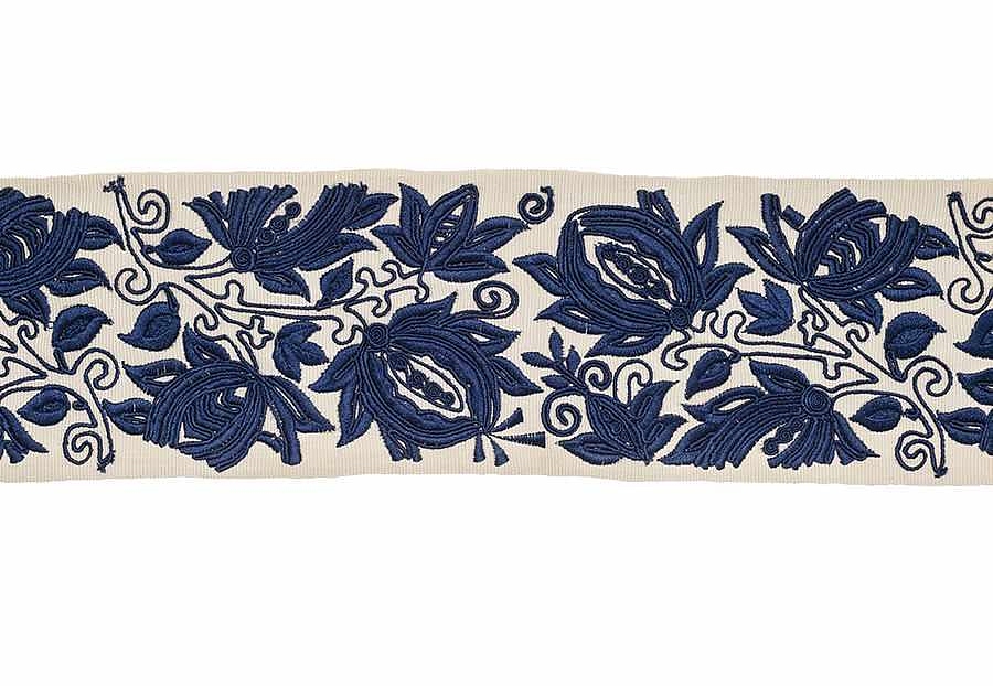 Тесьма Fabricut Iris Apfel Exuberant/Indigo
