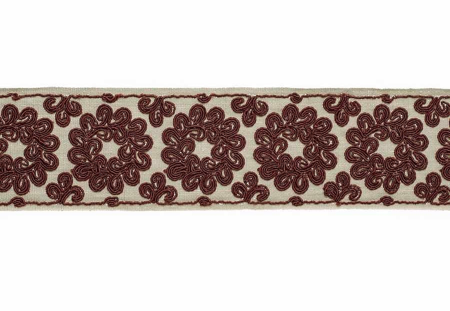 Тесьма Fabricut French General Fontenette/Rouge