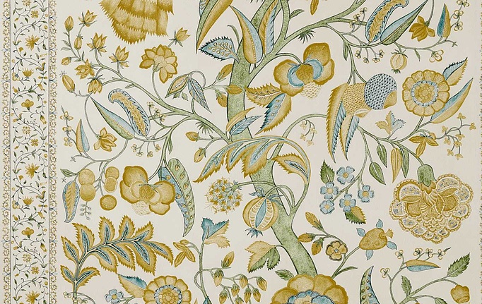 Английские обои Zoffany, коллекция Indienne, артикул 313111