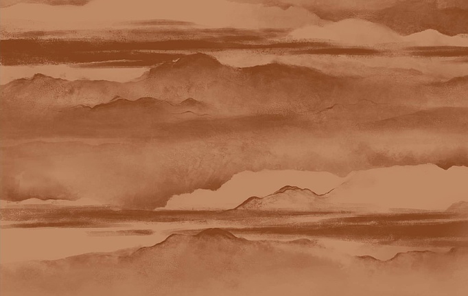 Российские панно и фотообои Fresq, коллекция Classic & Geo, артикул AIR / TERRACOTTA