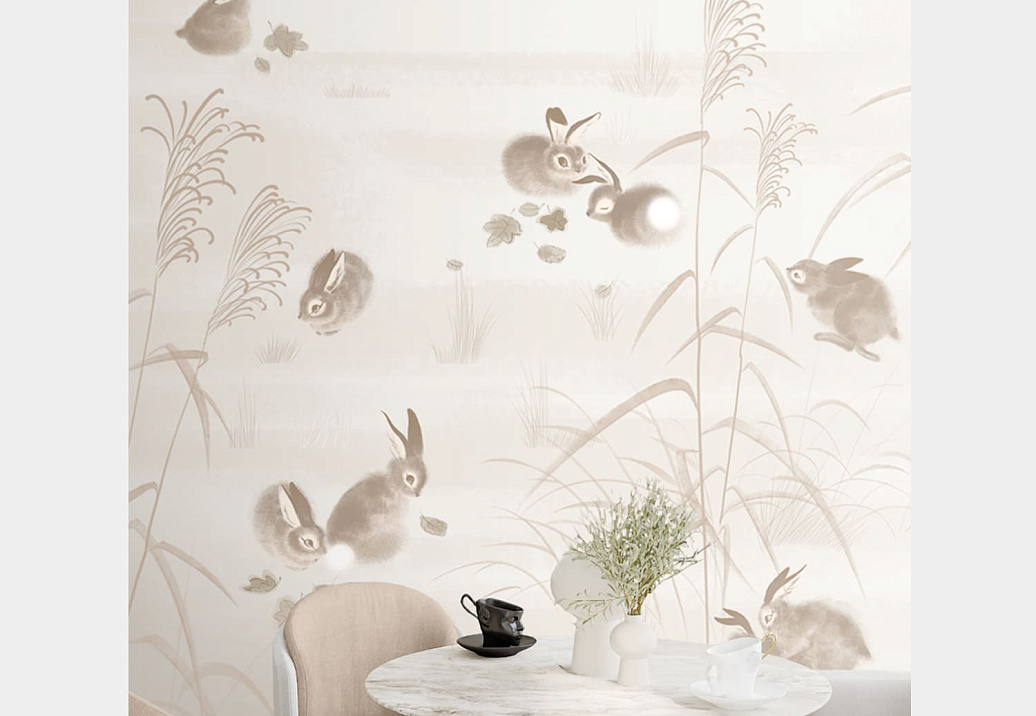 Панно и фотообои Fresq Classic & Geo BUNNY / M21 / SEPIA I