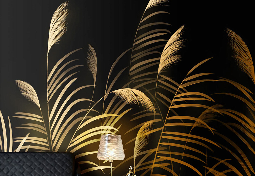 Панно и фотообои Fresq Classic & Geo GRASS / M00 / GOLD 