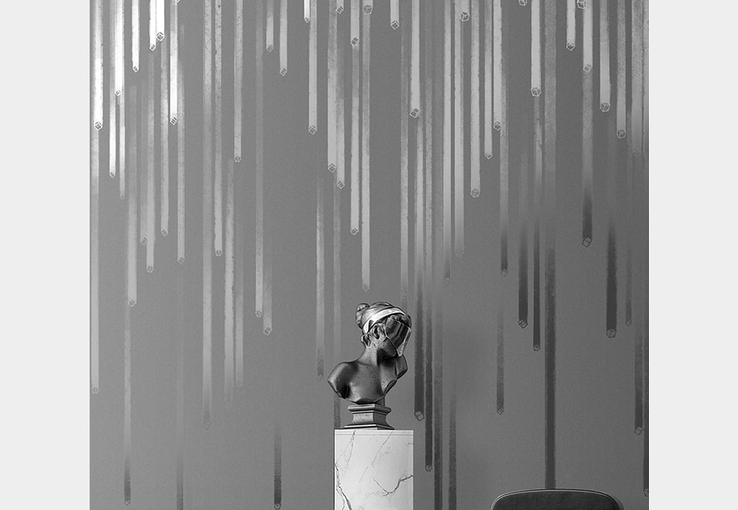 Панно и фотообои Fresq Classic & Geo CUBES / M72 / SILVER / I