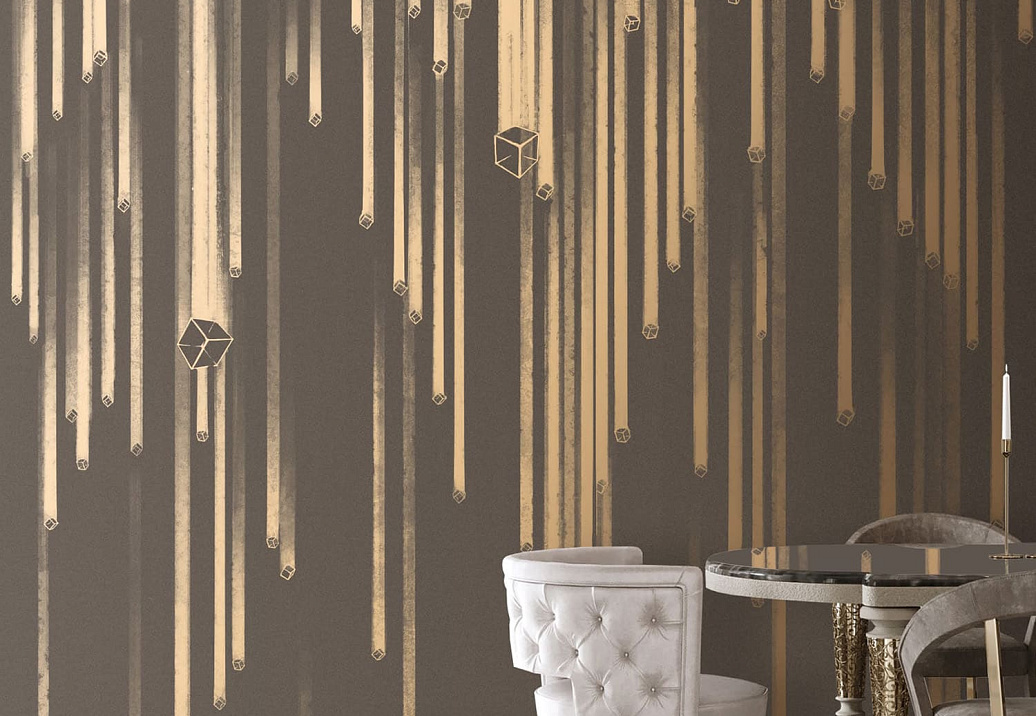 Панно и фотообои Fresq Classic & Geo CUBES / M25 / GOLD / II