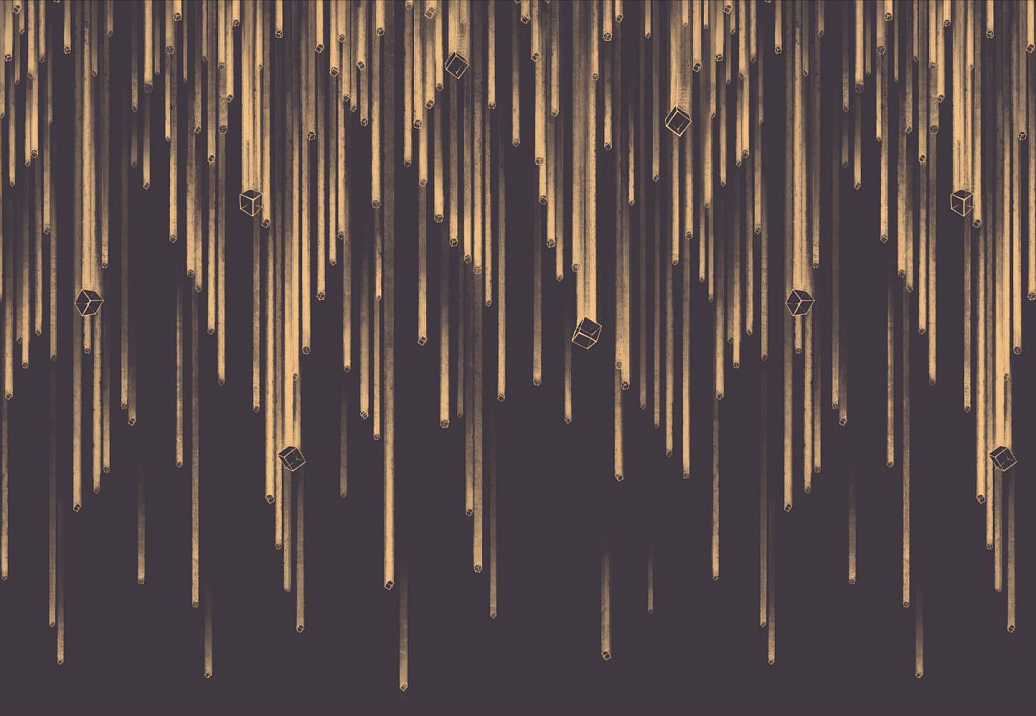 Панно и фотообои Fresq Classic & Geo CUBES / M25 / GOLD / II