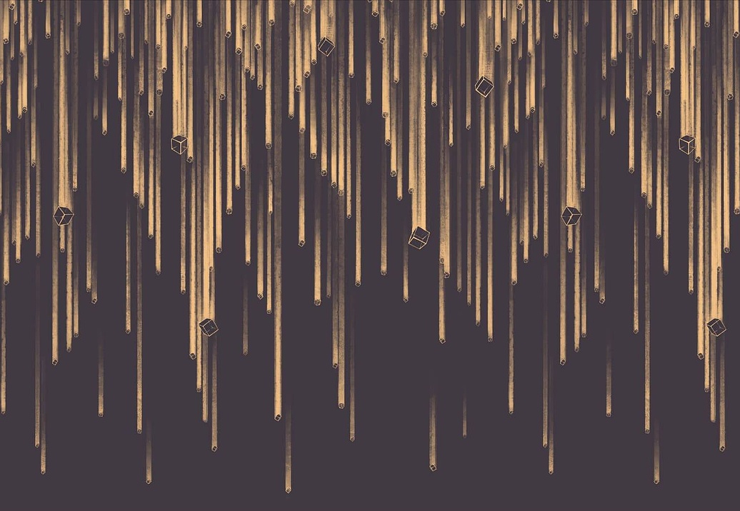 Панно и фотообои Fresq Classic & Geo CUBES / M25 / GOLD / II