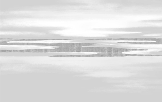Российские панно и фотообои Fresq, коллекция Classic & Geo, артикул NK.01 / M73 / WHITE / SLM