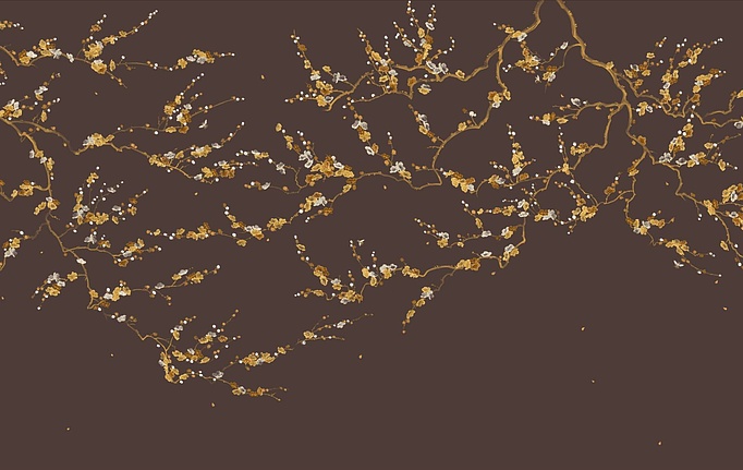 Российские панно и фотообои Fresq, коллекция Classic & Geo, артикул KA.01 / M25 / GOLD
