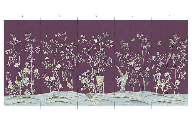 Панно и фотообои Paul Montgomery Studio Printed Mural Collections PMC-CHW/Amethyst