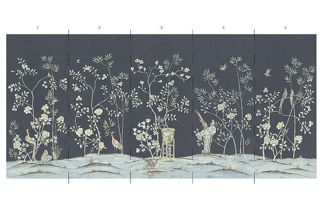 Панно и фотообои Paul Montgomery Studio Printed Mural Collections PMC-CHW/Graphite